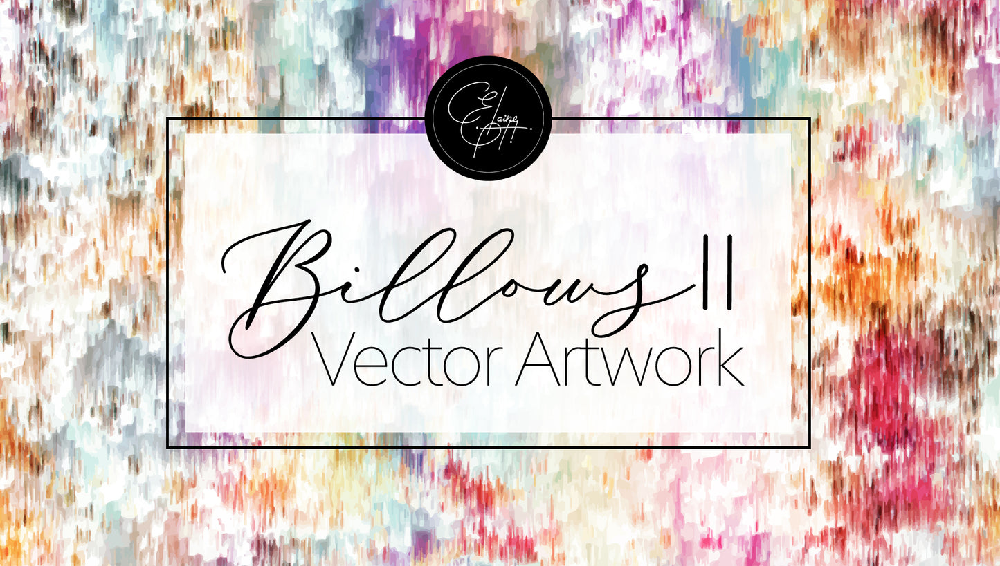 BILLOWS II- Vector Art Background | Digital Paper