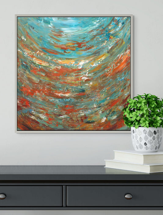 Bold New World - Stretched Canvas Print