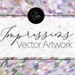 IMPRESSIONS - Vector Art Background | Digital Paper