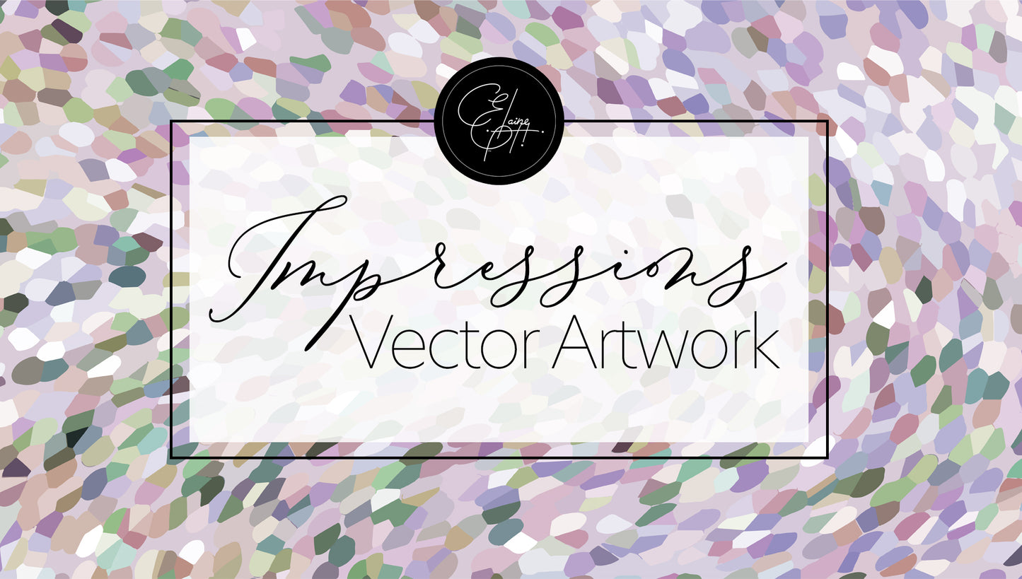 IMPRESSIONS - Vector Art Background | Digital Paper