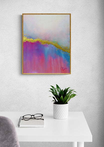 Ethereal Part 2- Framed Canvas Painting